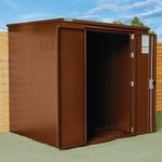 Safestor Ryedale Metal Storage Unit Clay Brown SFSC018-317