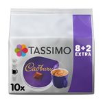 Tassimo Cadbury Hot Chocolate 240g 5x10 Pods (Pack of 50) 4058265