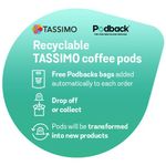 Tassimo LOr Espresso Latte Macchiato Caramel Coffee Pods (Pack of 40) FOTAS047