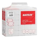 Katrin Z-Fold 2-Ply Paper Hand Towels Non Stop Medium Wide 160 Sheets 240x240mm (Pack of 25) 61570