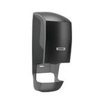 Katrin Plastic Dispenser w/Core Catcher For System Wc Roll Black 77472