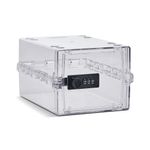 Lockabox Mini Storage Box 3 Litres Crystal MNCR