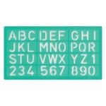 Linex Lettering Stencil Set 10/20/30mm (Pack of 3) LXG8500S