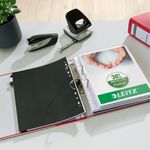 Leitz 180 Lever Arch File Poly 80mm A4 Red (Pack of 10) 10101025