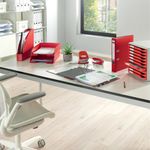 Leitz 180 Lever Arch File Poly 80mm A4 Red (Pack of 10) 10101025