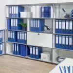 Leitz 180 Lever Arch File Poly 80mm A4 Blue (Pack of 10) 10101035