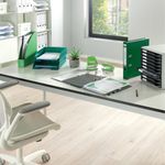 Leitz 180 Lever Arch File Poly 80mm A4 Green (Pack of 10) 10101055