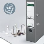 Leitz 180 Lever Arch File Poly 80mm A4 Grey (Pack of 10) 10101085