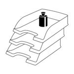 Leitz Standard Letter Tray A4 + Black 52270095