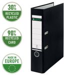 Leitz 180 Lever Arch File Poly 80mm Foolscap Black (Pack of 10) 11101095