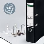 Leitz 180 Lever Arch File Poly 80mm Foolscap Black (Pack of 10) 11101095