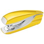 Leitz NeXXt WOW Half Strip Metal Office Stapler 30 Sheet Yellow - 55021016