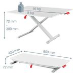 Leitz Ergo Cosy Standing Desk Converter with Sliding Tray 65320085
