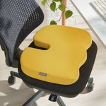 Leitz Ergo Cosy Seat Cushion 355x455x75mm Warm Yellow 52840019