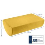 Leitz Ergo Cosy Desk Footrest Warm Yellow - 53710019