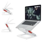 Leitz Ergo Adjustable Multi-Angle Laptop Stand White 258x45x253mm 64240001