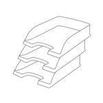 Leitz Recycle Letter Tray A4 Black 52275095