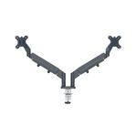 Leitz Ergo Dual Monitor Arm Dark Grey 65370089