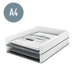 Leitz WOW Letter Tray Duo Colour White/Red 53611026