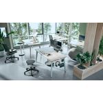 Leitz Ergo Active Wobble Stool with Easy Roll Castor Wheels 65770095