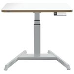Leitz Ergo Electric Sit/Stand Desk + Stand Up Reminder Small 800x600x25mm 65341001