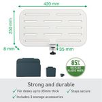 Leitz Ergo Small Pegboard Desk Organiser 65480000