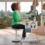 Leitz Castor Wheels for Ergo Small Electric Sit Standing Desk 53740085