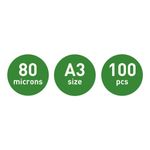 Leitz iLAM Premium Laminating Pouch A3 160 Micron (Pack of 100) 74850000