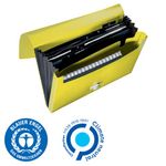 Leitz Recycle Expanding Concertina Project File A4 PP Yellow (Pack of 5) 46240015