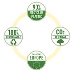 Leitz Recycle Display Book 20 pocket A4 Red (Pack of 10) 46760025