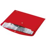 Leitz Recycle Document Wallet Plastic A4 Red (Pack of 10) 46780025