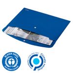 Leitz Recycle Document Wallet Plastic A4 Blue (Pack of 10) 46780035