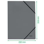 Leitz Recycle Card Folder/Elastic Bands A4 Red (Pack of 10) 39080025