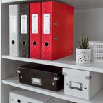 Leitz WOW Lever Arch File A4 80mm Red (Pack of 10) 10050026