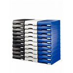 Leitz Plus Letter Tray with Drawer A4/Foolscap Portrait Black 52100095