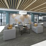 Melody single fabric sofa in Grey