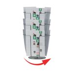 Twinco A4 9 Compartment Revolving Table Stand TW51158