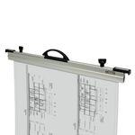 Arnos Hang-A-Plan Binders with Handles A1 Silver Pack of 2 D100A2PK