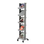 Fast Paper Mobile Literature Display Silver 259N.35
