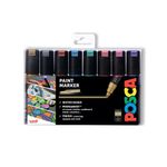 Posca Uni Posca PC-8K Paint Marker Chisel Metallic (Pack of 8) 153544856