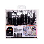 Posca Uni Posca Paint Marker Set 8 Nib Sizes Black (Pack of 8) 153544530