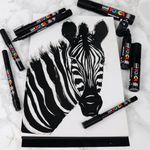 Posca Uni Posca Paint Marker Set 8 Nib Sizes Black (Pack of 8) 153544530