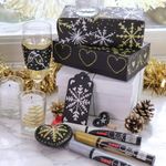 Uni-Ball PWE-8K Chalk Marker Chisel Broad White (Pack of 4) 153494344