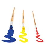 Major Brushes Hog Hair Round Head Paint Brushes Length 215mm (Pack of 30) 028649