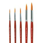 Major Brushes Artists Synthetic Sable Paint Brushes (Pack of 50) AR03010