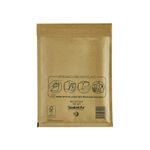 Sealed Air Bubble Lined Postal Bag D1 180x260mm Gold (Pack of 100) MQ50137