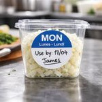 MyCafe Day of Week Food Rotation Label Monday Pack of 3500 MYC10609