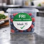MyCafe Day of Week Food Rotation Label Friday Pack of 3500 MYC10613