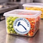 MyCafe Food Label Contains Celery Removable Pack of 1000 MYC10617