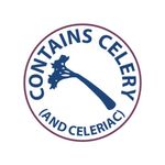 MyCafe Food Label Contains Celery Removable Pack of 1000 MYC10617